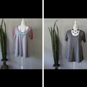 Set of 2-LuLaRoe Perfect T short sleeve scoop neck tees